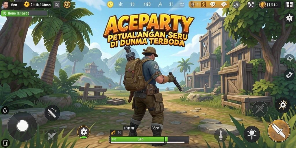 Tangkap aksi seru dalam dunia terbuka ACEPARTY.