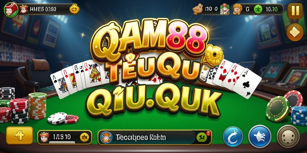 Tampilan gameplay seru dari DAM88 saat bermain QiuQiu.
