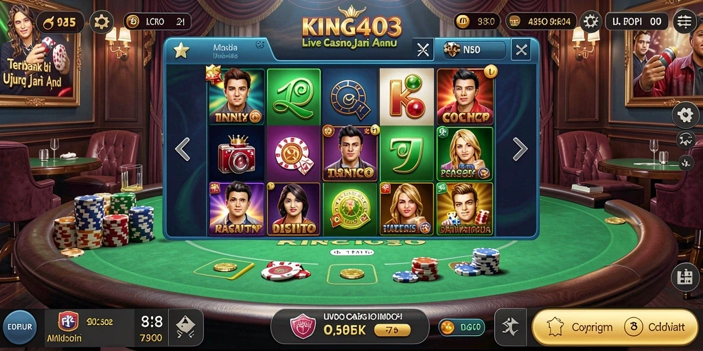 Gameplay KING403 yang seru dan interaktif di Live Casino.