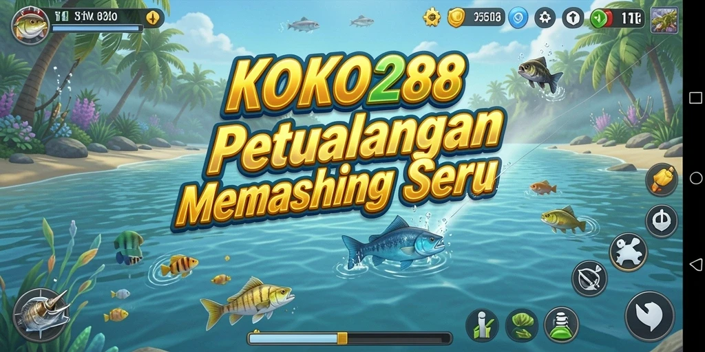 Tangkapan ikan besar di layar gameplay KOKO288.