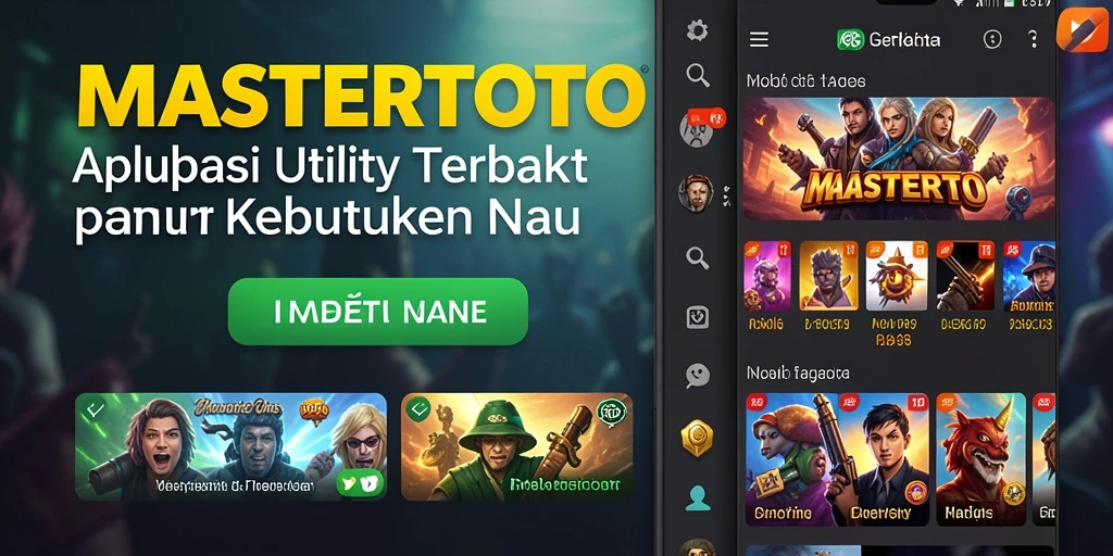 Tampilan antarmuka MASTERTOTO yang intuitif dan mudah digunakan.