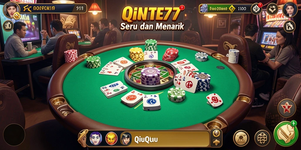 Tampilan gameplay QiuQiu yang menarik dan seru.