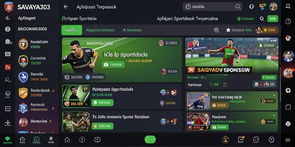 Screenshot gameplay SAVAYA303 menampilkan antarmuka taruhan olahraga yang menarik.