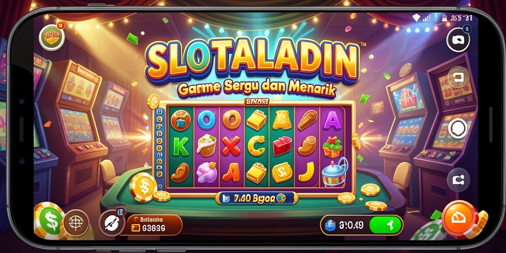 Tampilan gameplay SLOTALADIN yang menarik dan seru.
