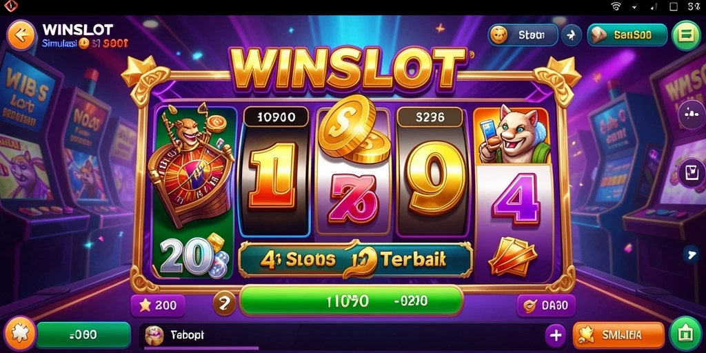 Tangkapan layar utama WINSLOT menampilkan gameplay slot menarik.