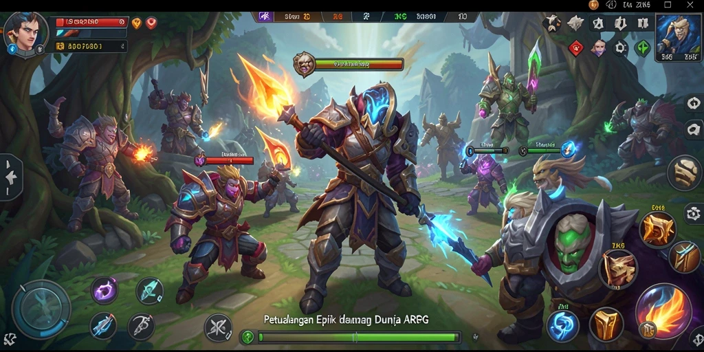Gameplay ZK6 yang mendebarkan dalam petualangan ARPG.